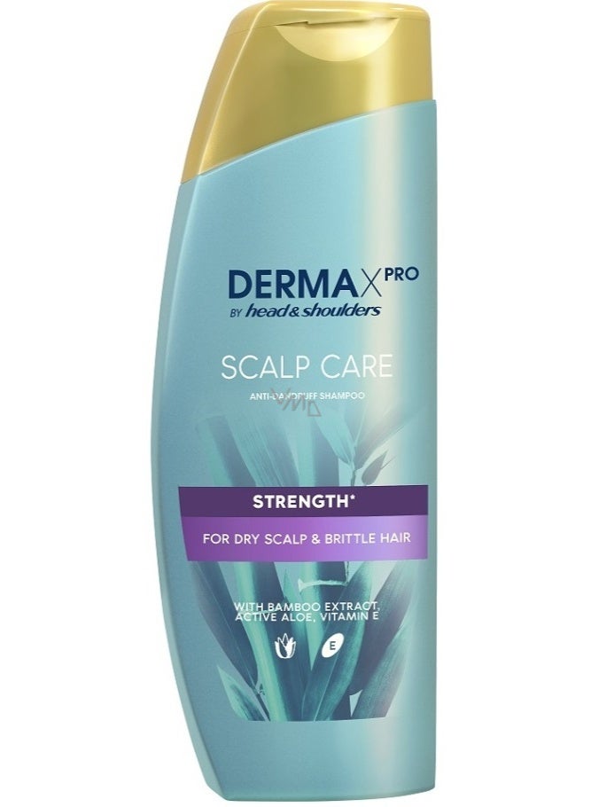 شامبو هيد آند شولدرز ديرما إكس برو للعناية بفروة الرأس، مضاد للقشرة، لفروة الرأس الجافة والشعر المتقصف، بخلاصة الخيزران والصبار النشط وفيتامين هـ، 270 مل